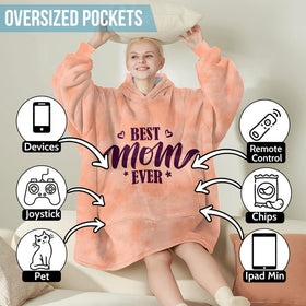 Warmstorey Bed couch blanket hoodie suitable for indoor and outdoor use.
