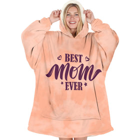 Warmstorey Mama bear wearable blanket soft fleece for extra warmth during TV time.