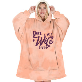 Warmstorey wearable blanket hoodie outdoors ideal for camping or chilly mornings