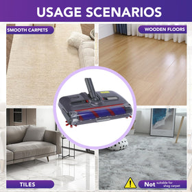 WarmWink Swivel Cordless Sweeper weighs two pounds for easy carrying.