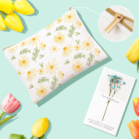 Wasocol cosmetic bag keeps essentials organized in style.