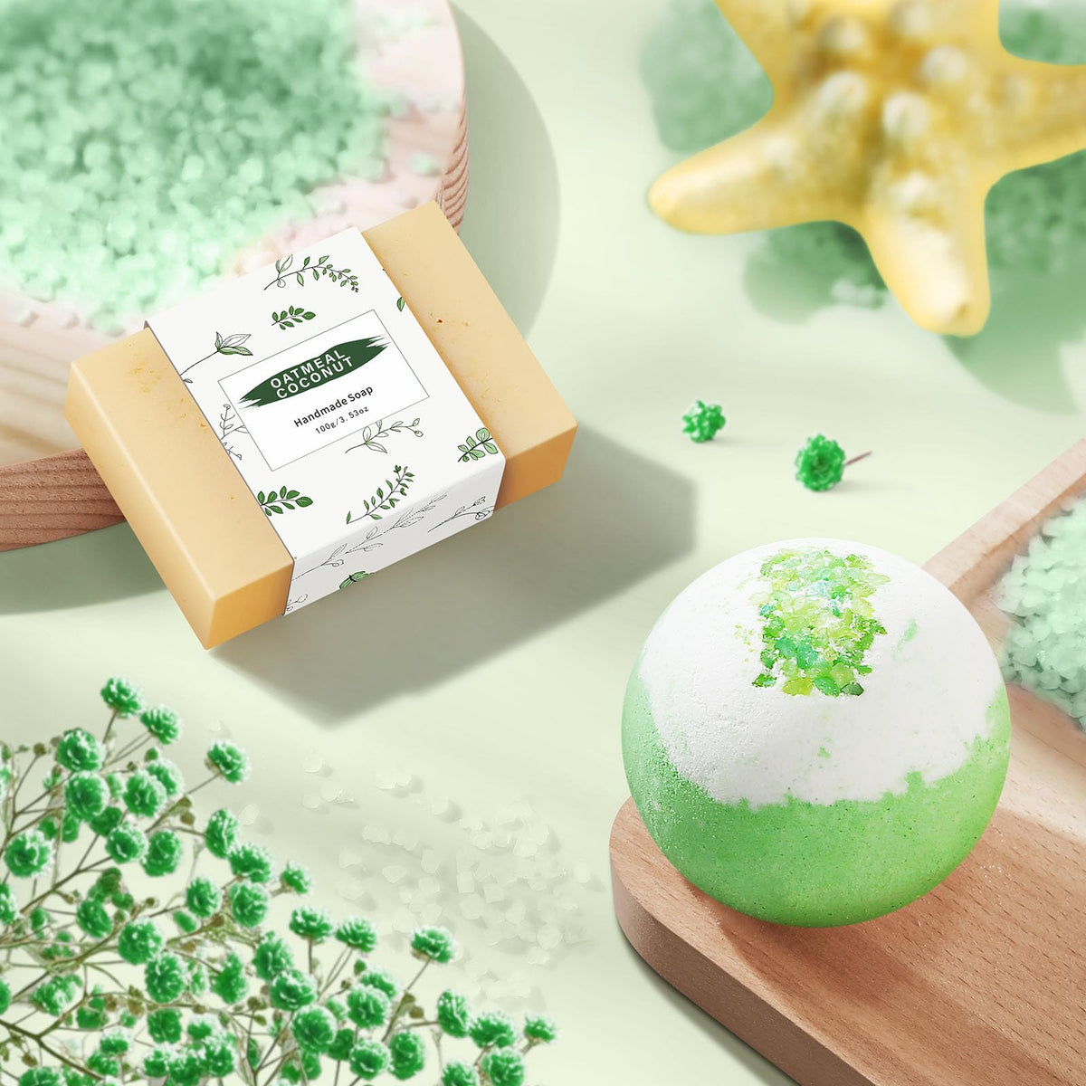 Wasocol diamond soap adds a luxurious, fragrance-rich cleansing ritual.