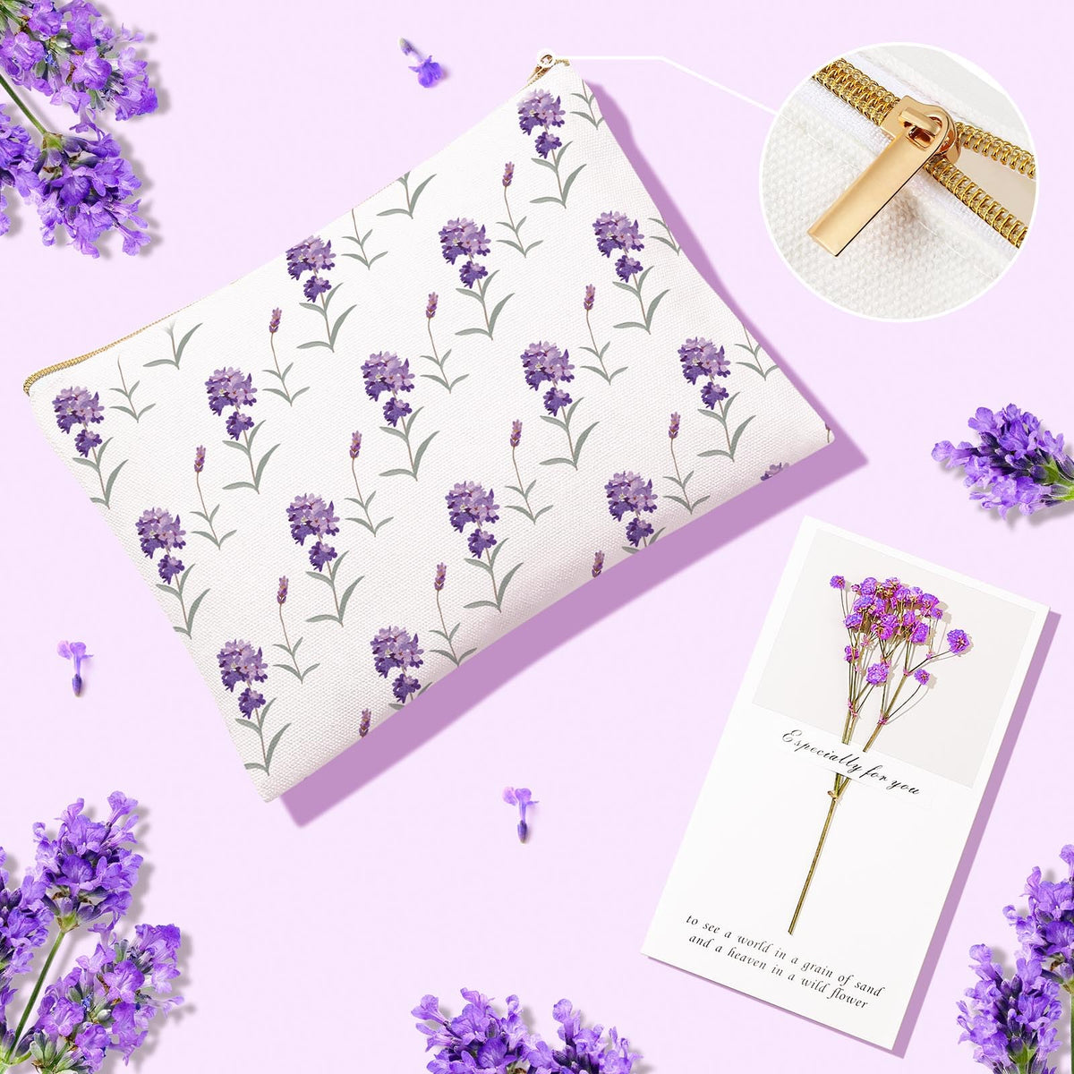 Wasocol dried flower gift card preserves a heartfelt message in keepsake form.
