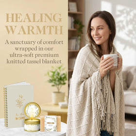 Wasocol English Pear Freesia candle creating soothing ambiance.