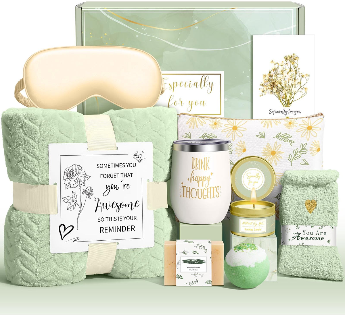 Wasocol Happy Birthday gift box featuring a cozy blanket offers warm, comforting moments.