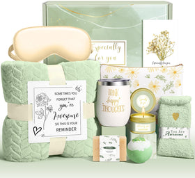 Wasocol Happy Birthday gift box featuring a cozy blanket offers warm, comforting moments.