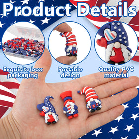 Watayo table décor gnomes perfect for 4th of July celebrations.