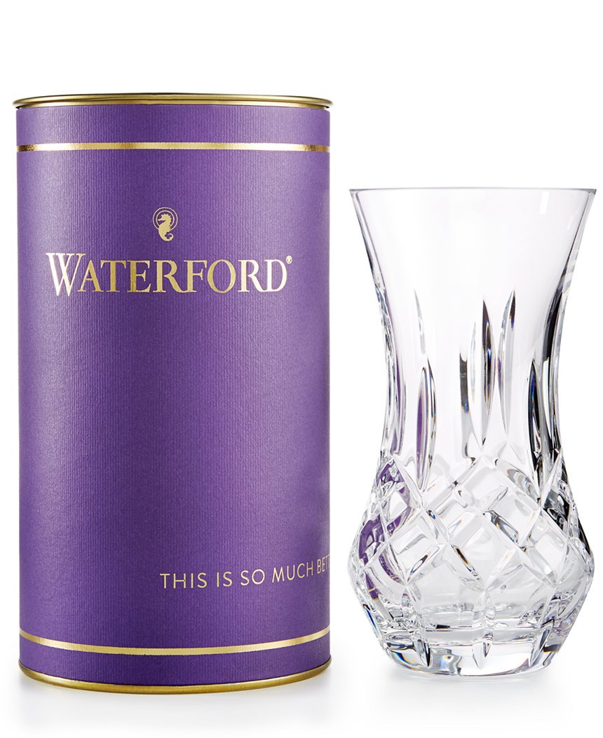 Waterford Giftology Lismore Bon Bon Vase for crystal display and elegant gifting.