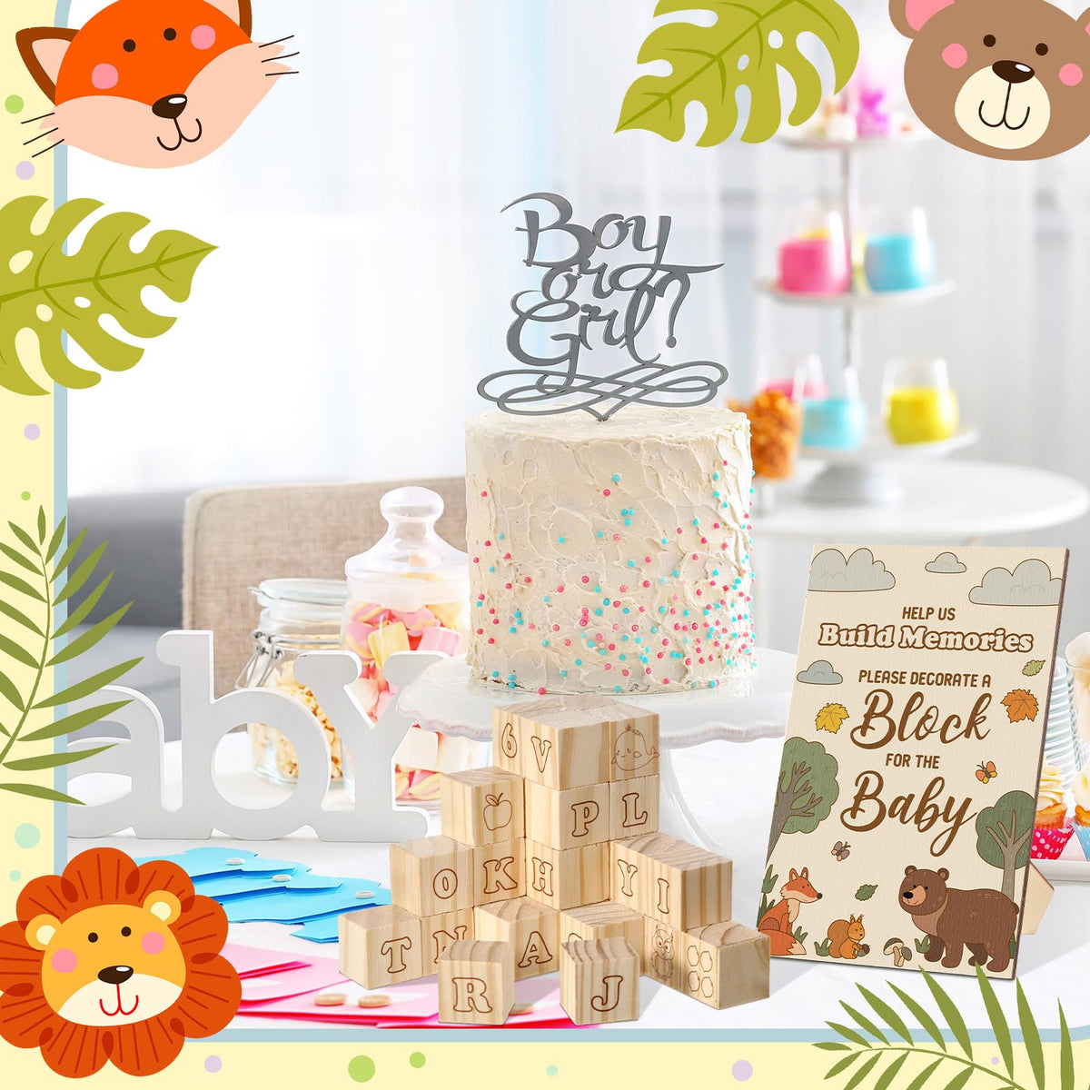 Watersay markers for baby shower ensure vibrant, quick art and personalization