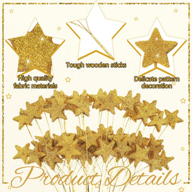 Wavwavw 24 piece star picks perfect for wedding and party decor.