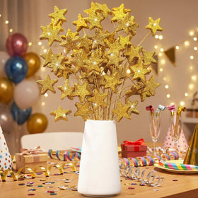 Wavwavw glitter picks suit Christmas and birthday decorations.