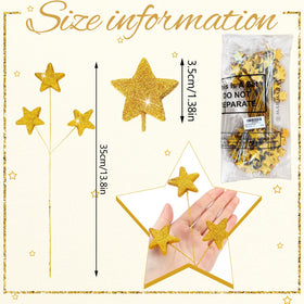Wavwavw sparkly star stem picks add height and sparkle to vases.