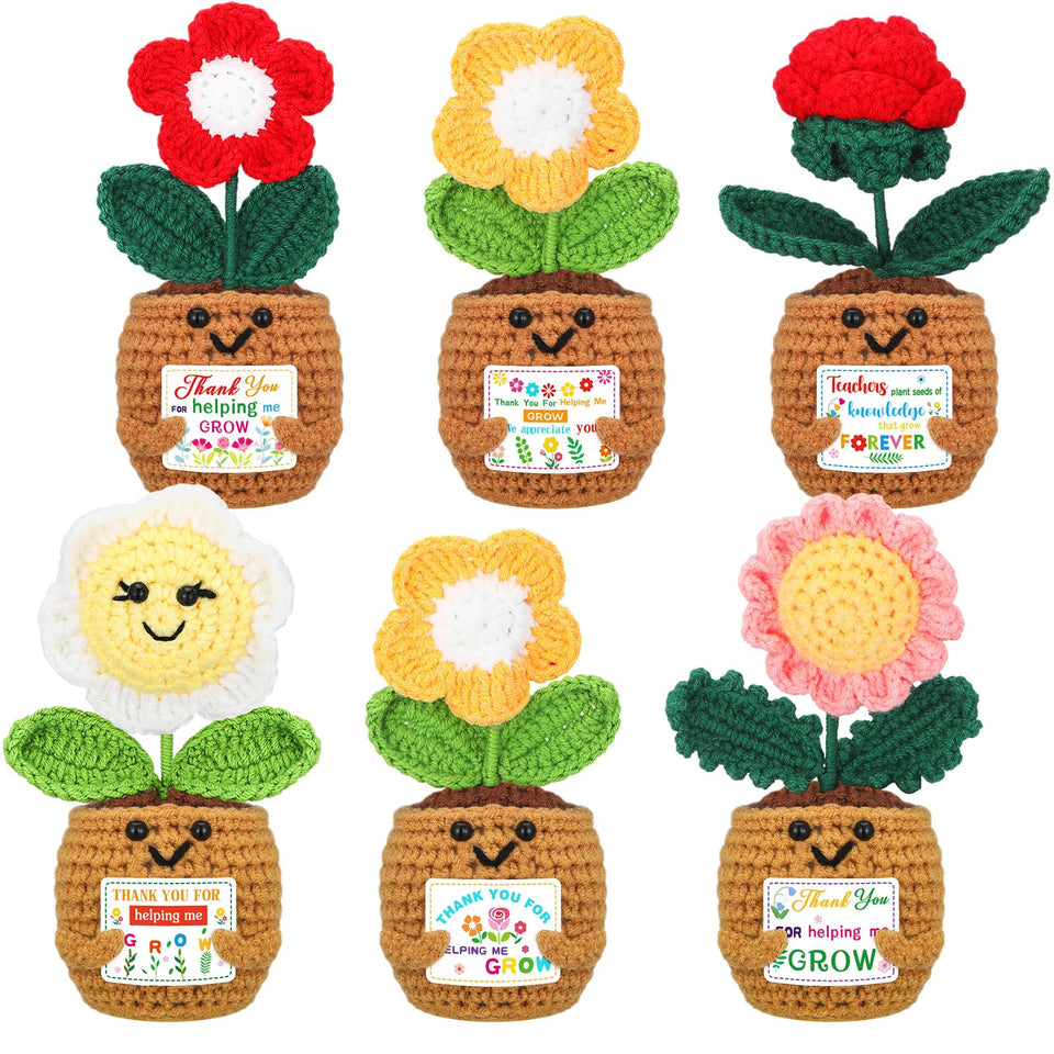 Wavwavw sunflower crochet flower for teacher gifts and classroom decor