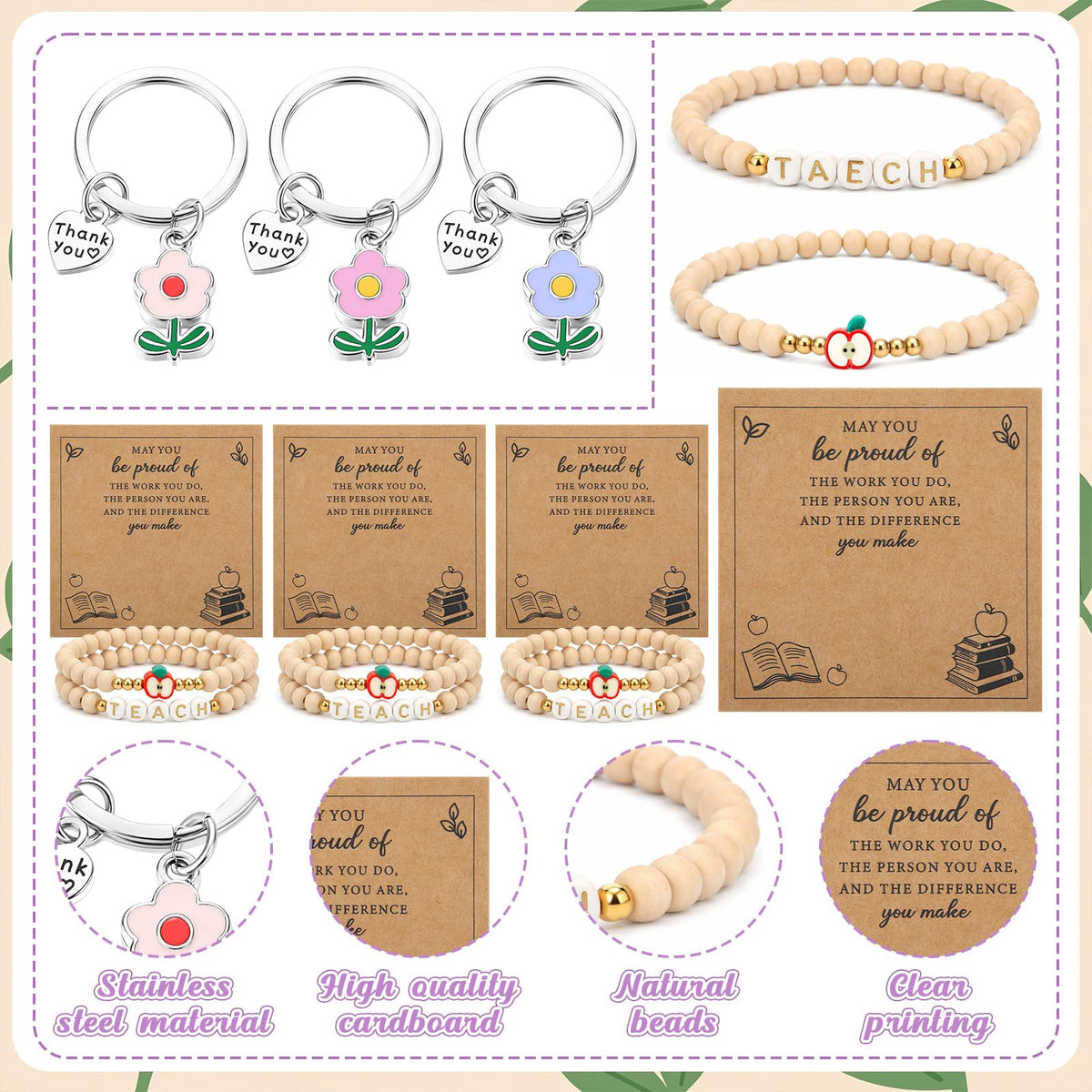 Wavwavw small flower keychain offers a practical keepsake for keys