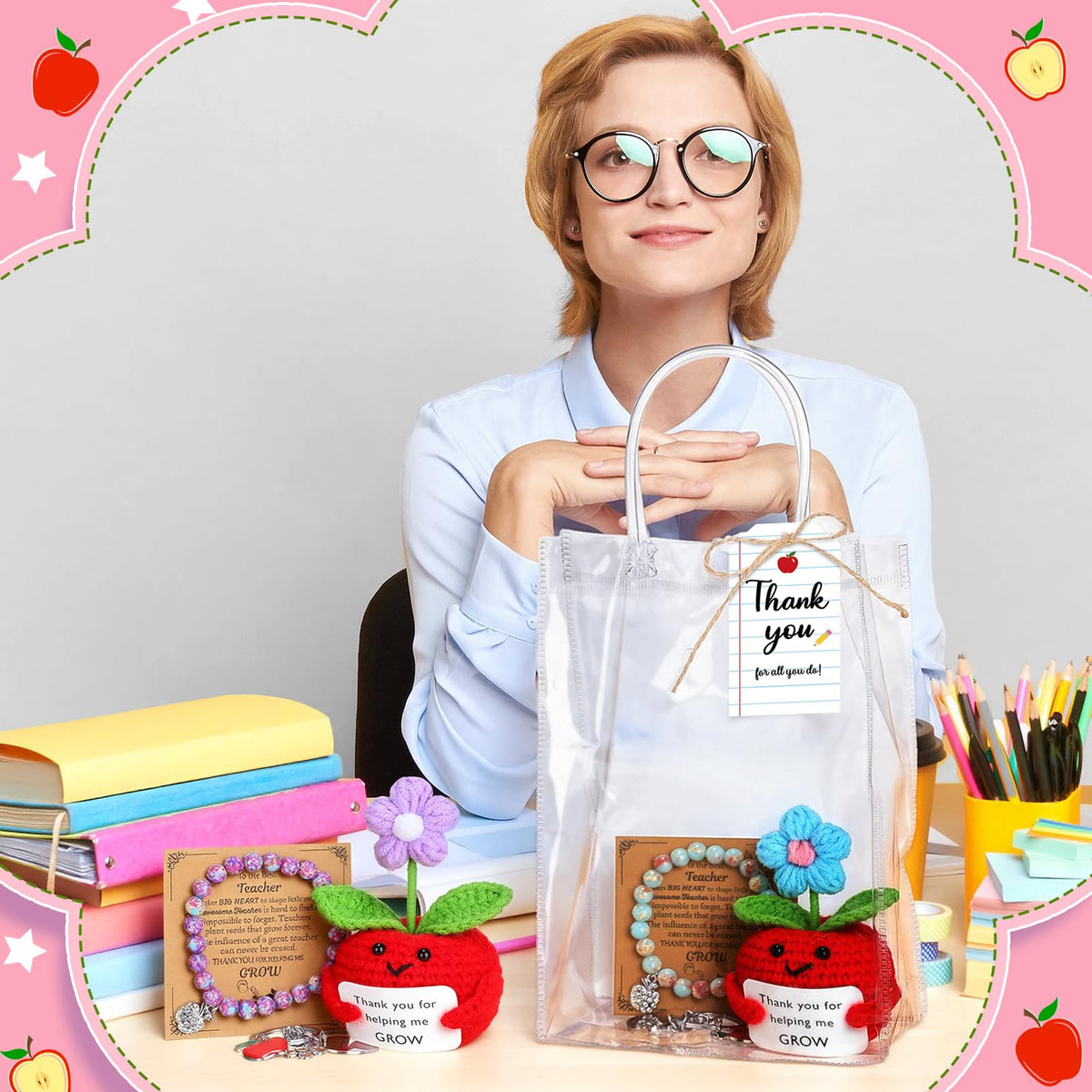 Wavwavw transparent gift bag showcasing the gifts