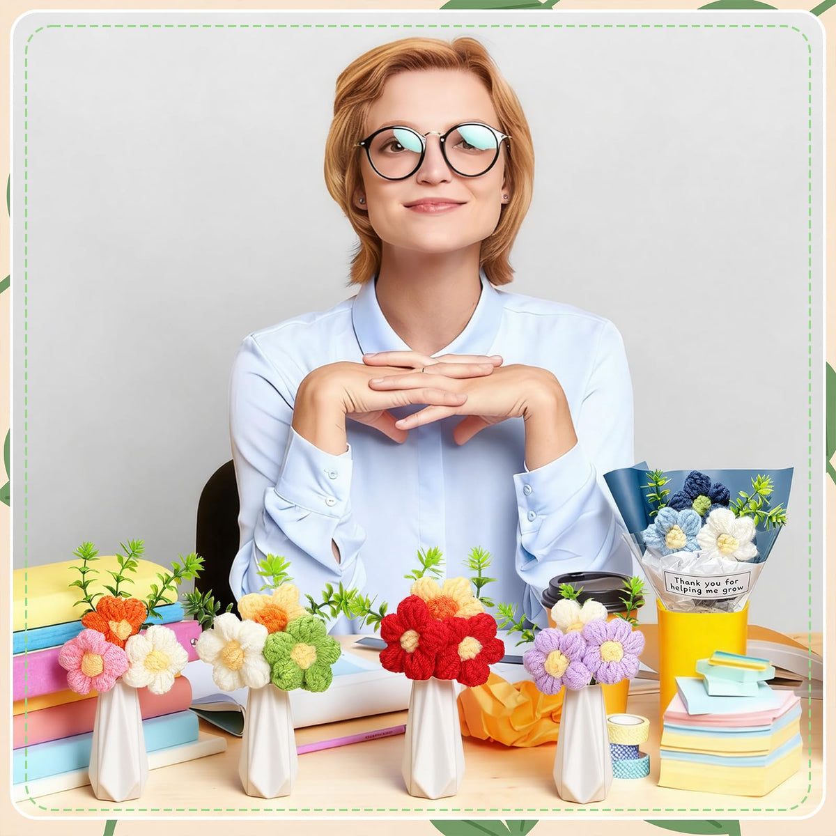 Wavwavw vibrant crochet flower gifts for teachers inspire learning.