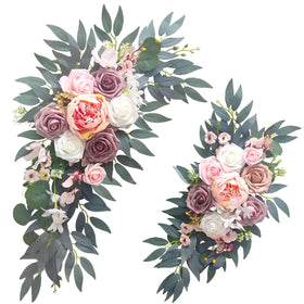 WAYNHUI large rose wedding arch flowers for a lush backdrop