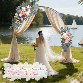 WAYNHUI small rose wedding arch flowers for layered decor