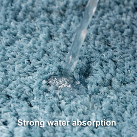 WCBSTT Lake Blue non-slip rubber bottom ensures a secure grip on dry floors.