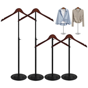 WDBG 4-pack tshirt display stand showcases garments neatly for retail environments.