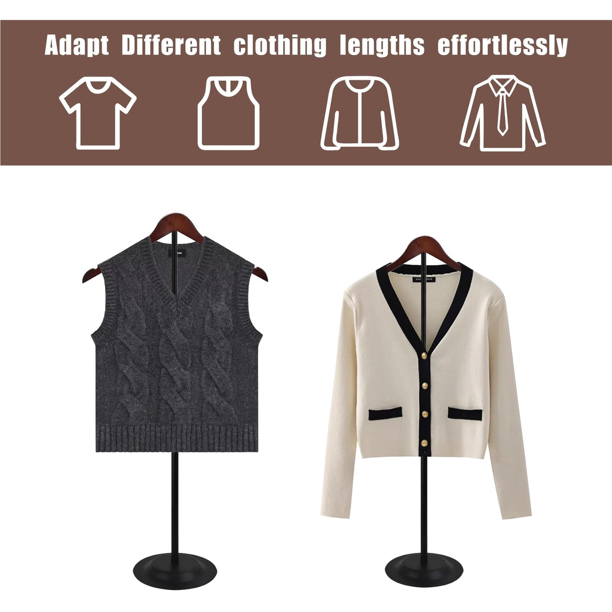 WDBG durable-metal-base ensures stable, wobble-free display.