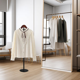 WDBG versatile-store-display works with T-shirts, jackets, skirts, and more.