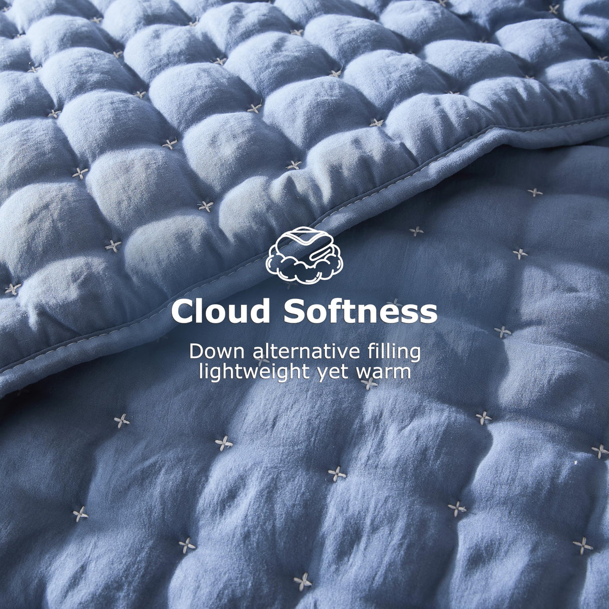 WDCOZY 150gsm down-alternative fill delivers plush warmth without heaviness.