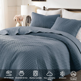 WDCOZY all-season bedding provides versatile warmth for year-round sleeping comfort.
