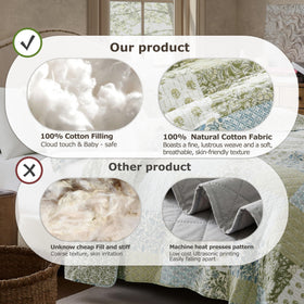 WDCOZY easy-care, machine-washable quilt for simple upkeep.