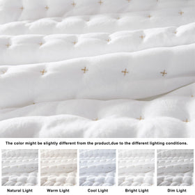 WDCOZY king-size quilt drapes beautifully across the bed for a plush look