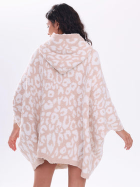WDCOZY leopard wearable blanket hoodie durable colorfast fabric withstands washing.