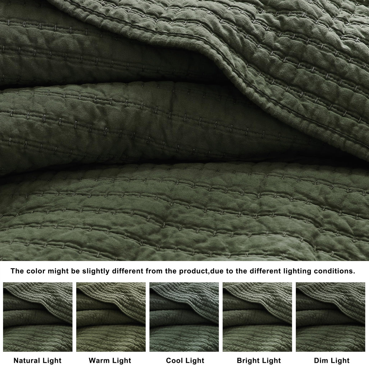 WDCOZY lightweight coverlet on bed adds breathable warmth