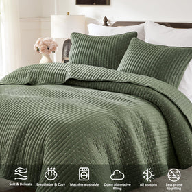 WDCOZY lightweight bedspread ideal for year-round comfort.