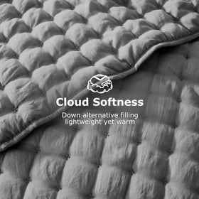 WDCOZY pillow shams 20x36 paired with quilt for coordinated bedroom decor