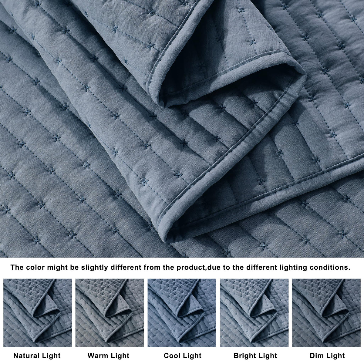 WDCOZY polyester quilt fabric resists pilling and fading over time.