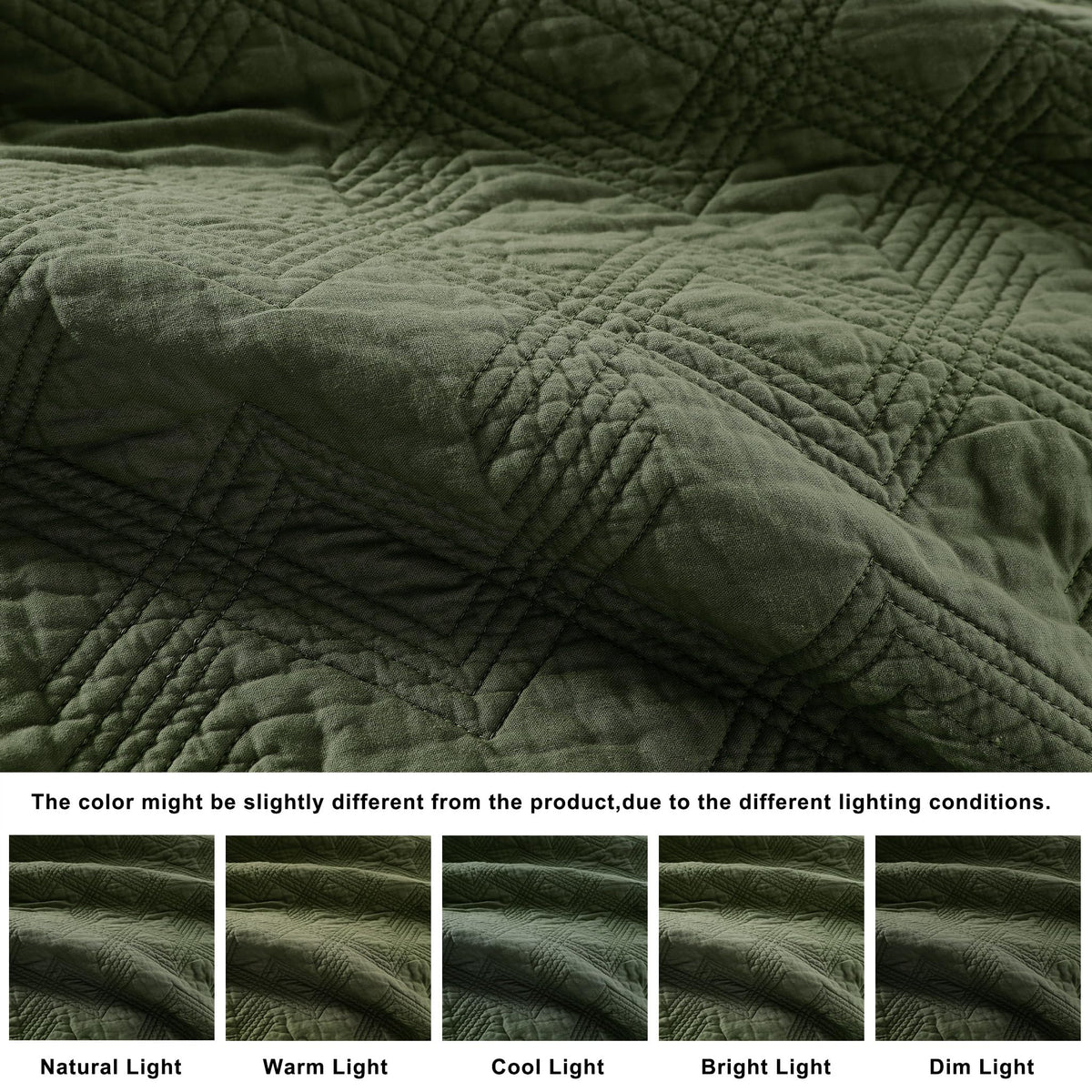 WDCOZY soft cotton fabric close-up emphasizes pre-washed gauze texture.