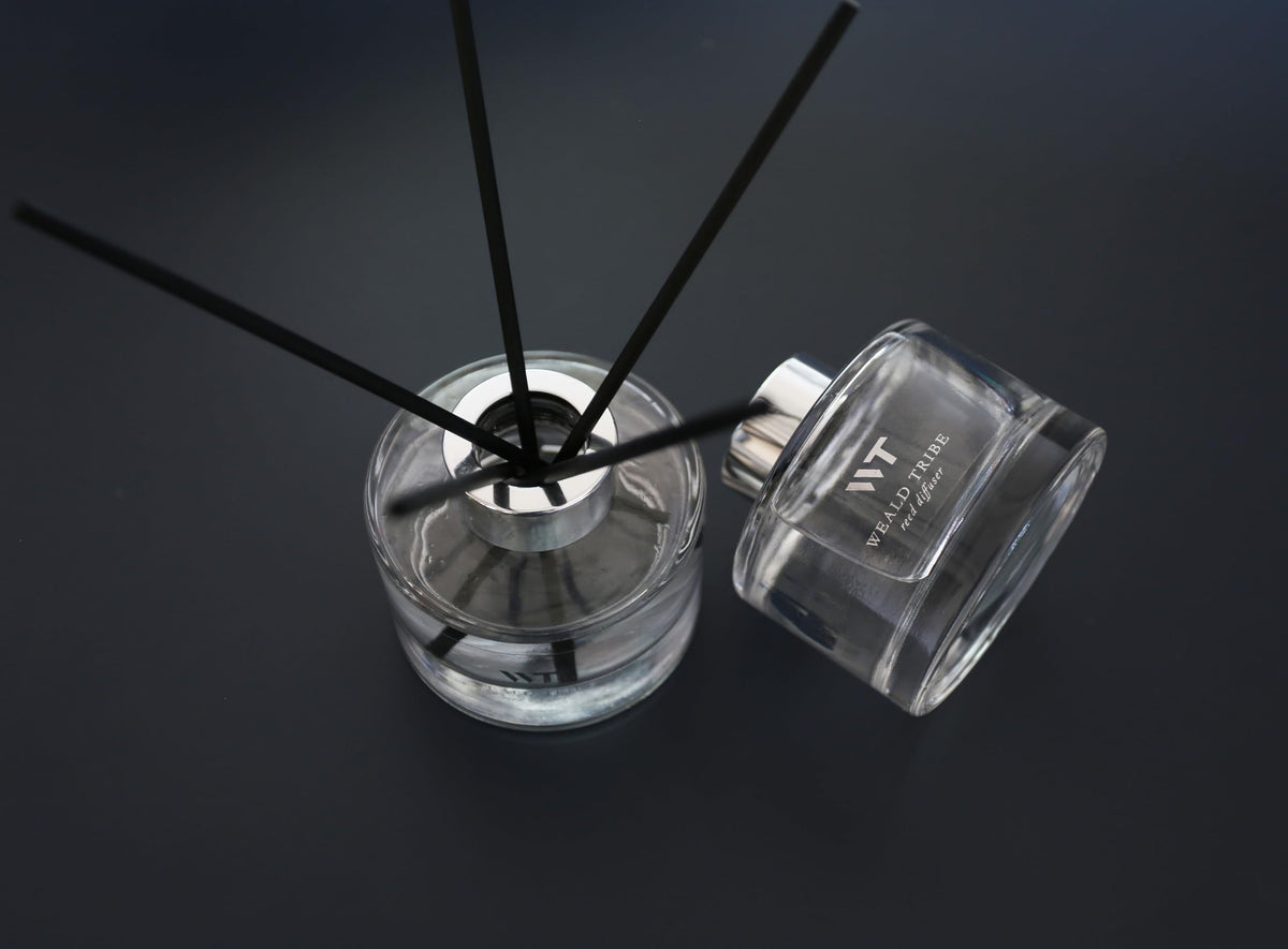 WEALD TRIBE diffuser in bathroom setup creating a spa-like atmosphere