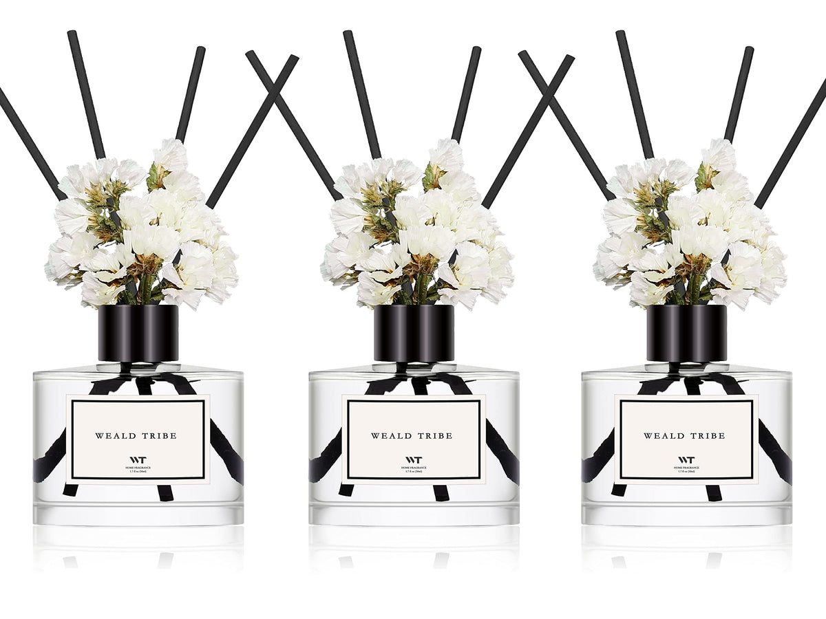 WEALD TRIBE diffuser set packaging, gift-ready presentation for home fragrance.