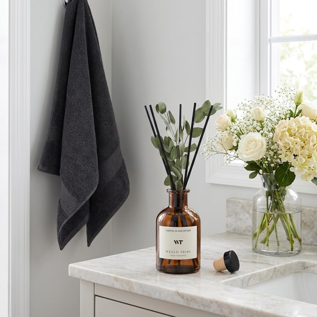 WEALD TRIBE alcohol-free fragrance liquid provides lasting aroma.