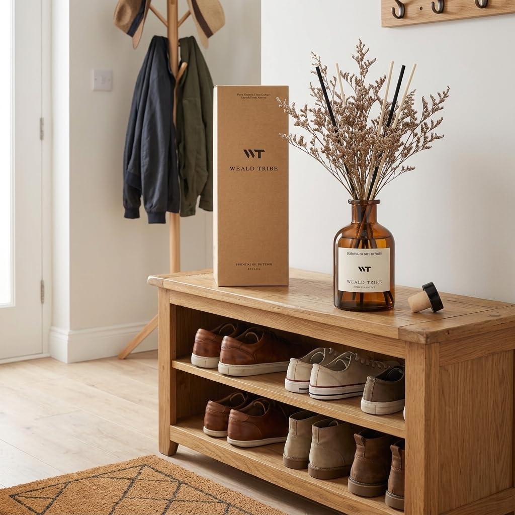 WEALD TRIBE luxury diffuser box showcases premium gift-ready presentation