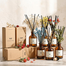 WEALD TRIBE packaging box highlights elegant diffuser presentation