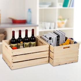 WEASATRY detachable design crates offer sturdy assembly and versatility.