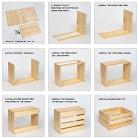 WEASATRY versatile storage boxes for home, office, or school.