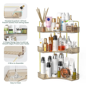 Gold rods on the top prevent items from falling