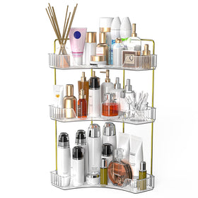 Webetop large capacity holds bottles, jars, and daily cosmetics neatly.