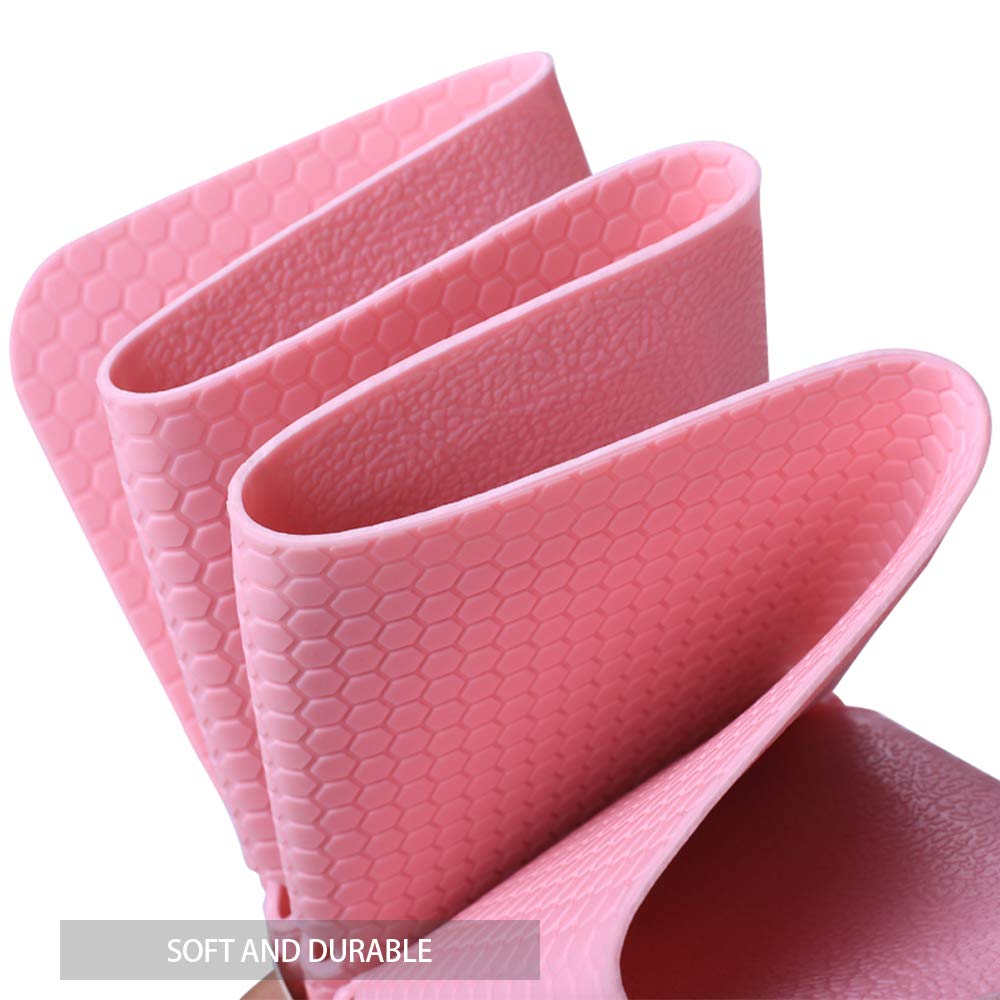 Webos non slip mat stabilizes footing on reglazed tubs