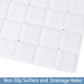 Webos anti-slip honeycomb texture provides stable footing on wet surfaces