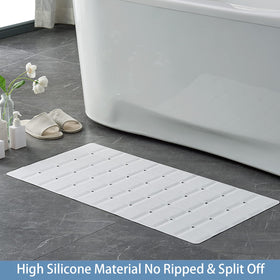 Webos mat folds for compact storage after use in small bathrooms