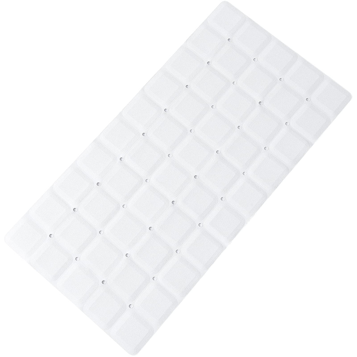 Webos jumbo-size foldable silicone bathtub mat covers a wide tub area and enhances safety