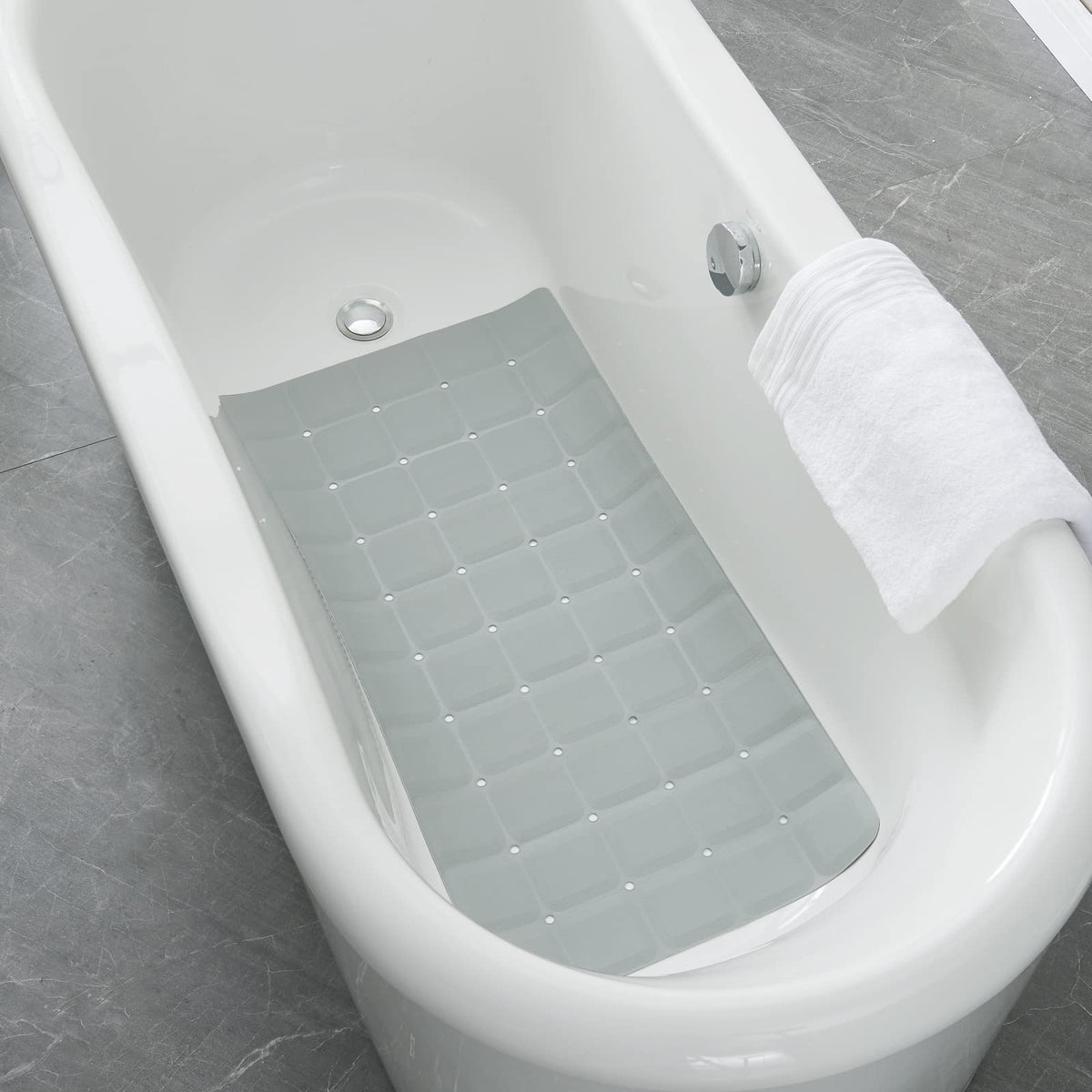 Webos machine-washable bath mat stays easy to clean